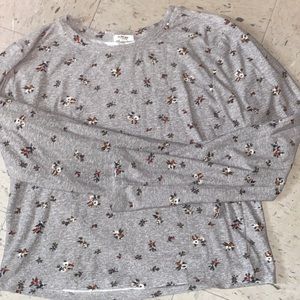 Ardene Soft Ditsy Floral Long Sleeve T Shirt Regular Fit